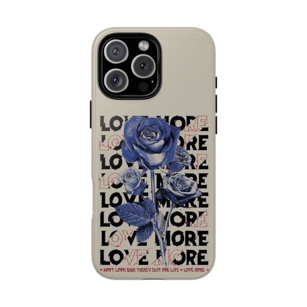 Blue Rose Phone Case - Tough Cases, Floral Phone Cover, Flower Art, Love More Gifts, Protective Phone Accessories
