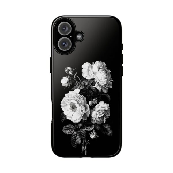 Elegant Floral Phone Case, Tough Cases for Protecting Phones, Black Rose Design, Gifts for Her, Customized Phone Accessories - Image 58