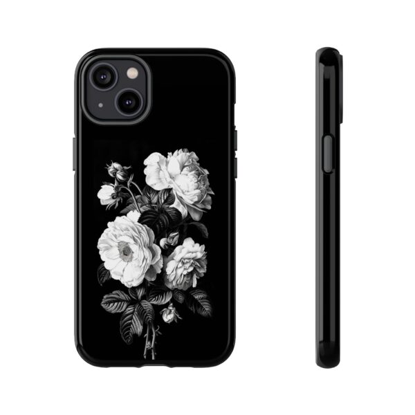 Elegant Floral Phone Case, Tough Cases for Protecting Phones, Black Rose Design, Gifts for Her, Customized Phone Accessories - Image 34