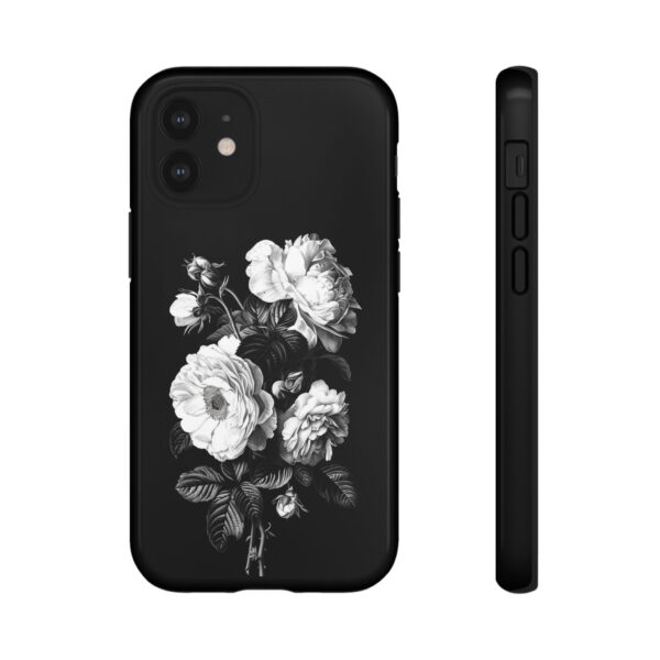 Elegant Floral Phone Case, Tough Cases for Protecting Phones, Black Rose Design, Gifts for Her, Customized Phone Accessories - Image 14