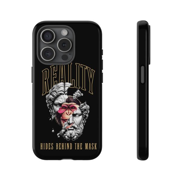 Stylish Phone Case - Reality Hides Behind the Mask, Trendy Gift for Creatives, Ideal for Students & Art Lovers, Unique Mobile [...] - Image 48