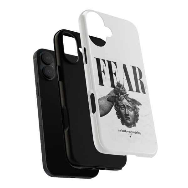 Bold Statement Phone Case - Fear Keeps You Going, Motivational Gift, Inspirational Accessories, Tough Cases for Teens, Unique Phone [...] - Image 60