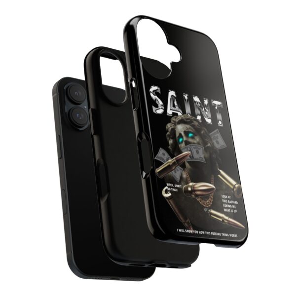 Urban Style Phone Case - Tough Cases, Graffiti Phone Cover, Street Art Design, Saint Inspired Design, Unique Gift for Artists, Stylish [...] - Image 56