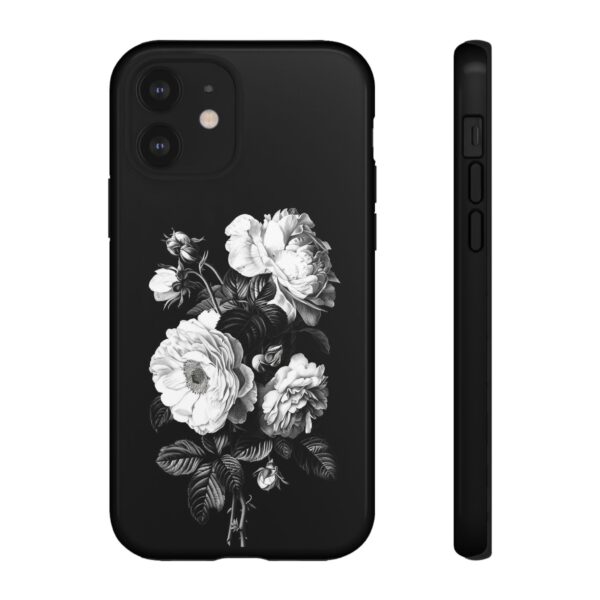 Elegant Floral Phone Case, Tough Cases for Protecting Phones, Black Rose Design, Gifts for Her, Customized Phone Accessories - Image 15