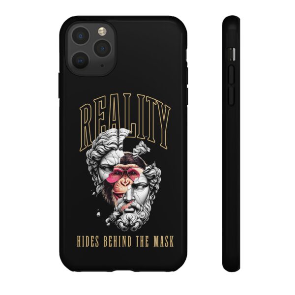 Stylish Phone Case - Reality Hides Behind the Mask, Trendy Gift for Creatives, Ideal for Students & Art Lovers, Unique Mobile [...] - Image 13