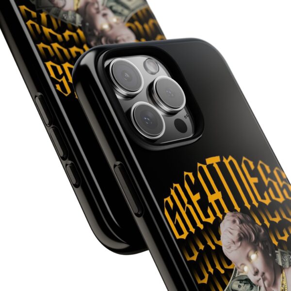 Greatness Phone Case | Tough Cases for Ambitious Individuals | Motivational Phone Cover | Unique Gift Idea | Trendy Accessories - Image 2