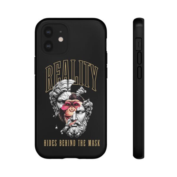 Stylish Phone Case - Reality Hides Behind the Mask, Trendy Gift for Creatives, Ideal for Students & Art Lovers, Unique Mobile [...] - Image 14