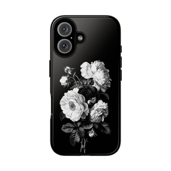 Elegant Floral Phone Case, Tough Cases for Protecting Phones, Black Rose Design, Gifts for Her, Customized Phone Accessories - Image 54