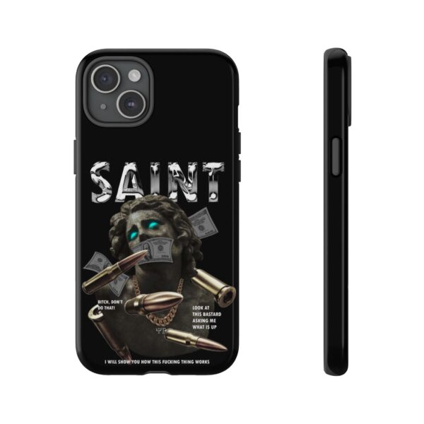 Urban Style Phone Case - Tough Cases, Graffiti Phone Cover, Street Art Design, Saint Inspired Design, Unique Gift for Artists, Stylish [...] - Image 45