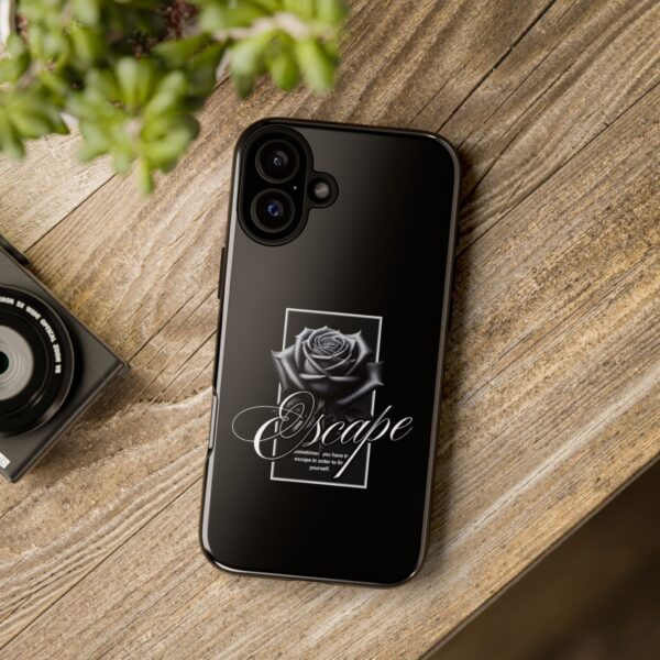 Black Rose Phone Case - Escape Design, Gothic Style, Tough Protection, Gift for Her, Perfect for All Occasions, Aesthetic Accessories - Image 61