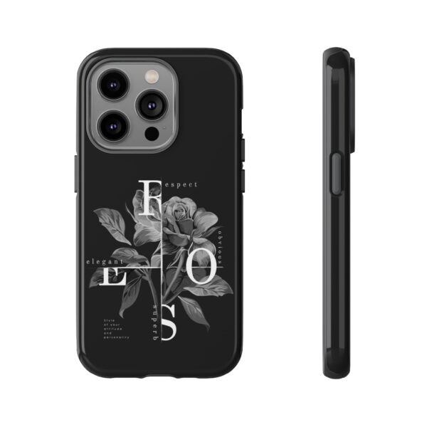 Elegant Floral Phone Case, Tough Case for Protection, Loving Gift for Her, Black Rose Design, Birthday, Mother’s Day, Personalized - Image 30