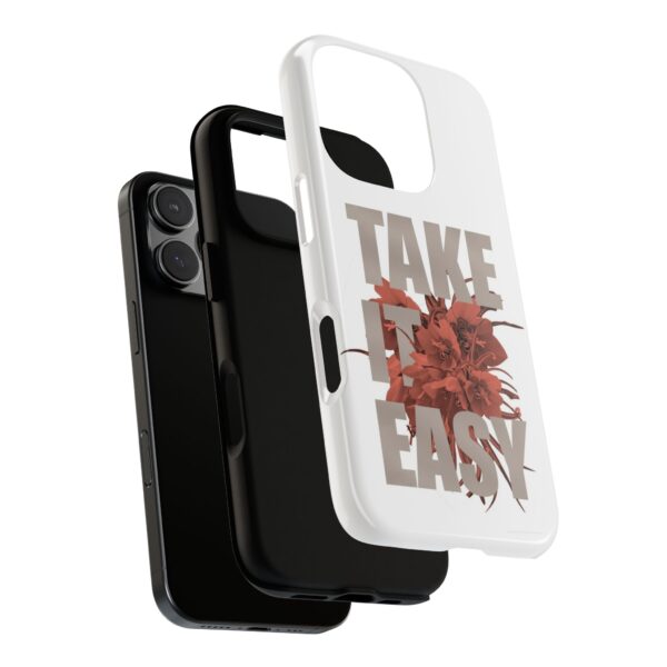 Take It Easy Phone Case, Floral Tough Case, Stress Relief Gift, Relaxation Accessory, Summer Vibes, Self-Care Essentials - Image 64