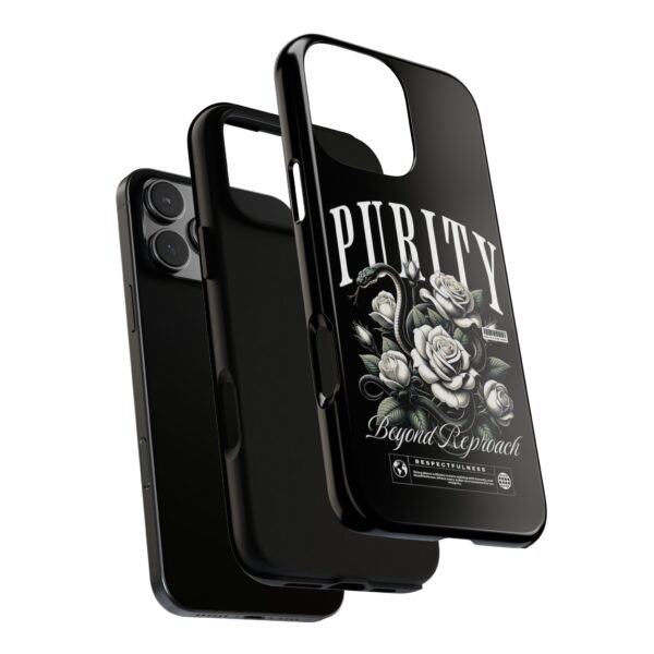 Gothic Phone Case, Edgy Smartphone Cover, Floral Design, Personalized Gift, Unique Accessory - Image 3