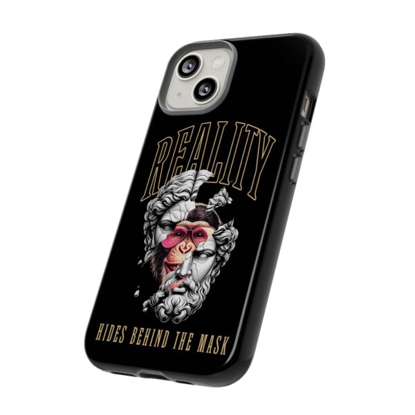Stylish Phone Case - Reality Hides Behind the Mask, Trendy Gift for Creatives, Ideal for Students & Art Lovers, Unique Mobile [...] - Image 27