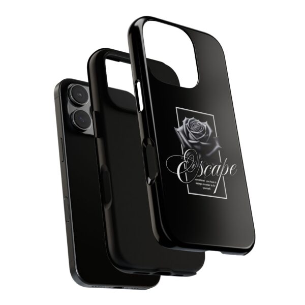 Black Rose Phone Case - Escape Design, Gothic Style, Tough Protection, Gift for Her, Perfect for All Occasions, Aesthetic Accessories - Image 64