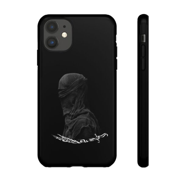 Tough Cases Black Aesthetic Phone Case, Unique Smartphone Cover for Minimalist Style, Gift for Tech Lovers, Modern Art Decor - Image 11