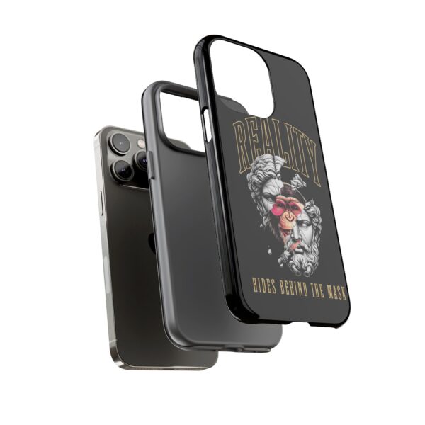 Stylish Phone Case - Reality Hides Behind the Mask, Trendy Gift for Creatives, Ideal for Students & Art Lovers, Unique Mobile [...] - Image 40