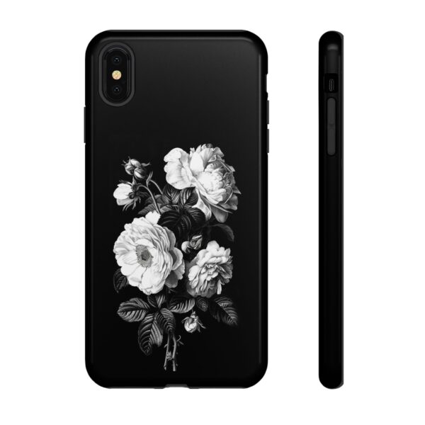 Elegant Floral Phone Case, Tough Cases for Protecting Phones, Black Rose Design, Gifts for Her, Customized Phone Accessories - Image 10