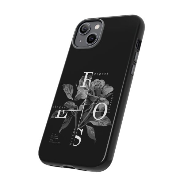 Elegant Floral Phone Case, Tough Case for Protection, Loving Gift for Her, Black Rose Design, Birthday, Mother’s Day, Personalized - Image 35